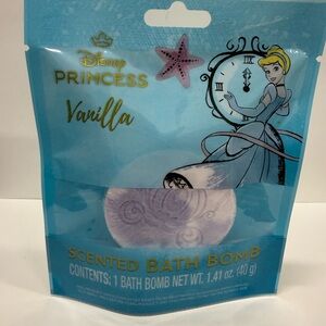 Disney Cinderella Princess Vanilla Scented Bath Bomb 3 piece set new